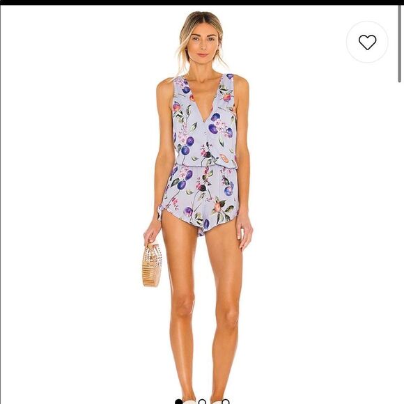 PQ Anne Marie Romper in Passion Fruit- Revolve size M/L NWT - Picture 5 of 16